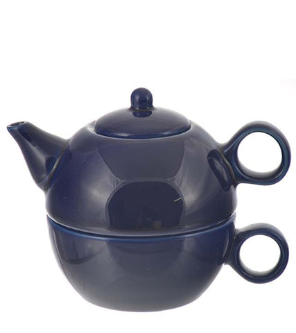 Teapot: 1 Cup Tea 4 Me Teapot - Blue, 286ml/9.7 fl. oz