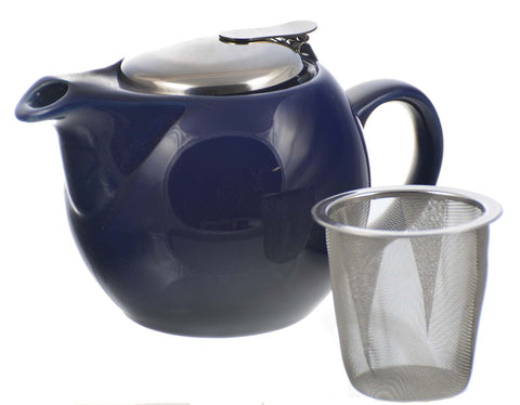 Infuser Teapot: 2 Cup Clipper Teapot - Blue, 500ml/17.6 fl. oz