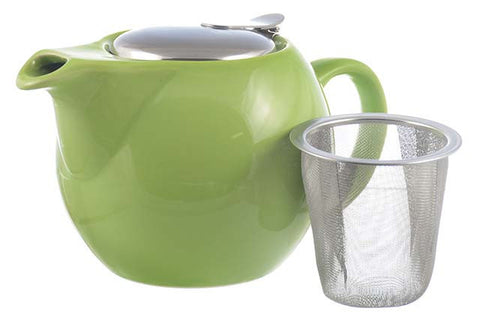 Infuser Teapot: 2 Cup Clipper Teapot - Green, 500ml/17.6 fl. oz