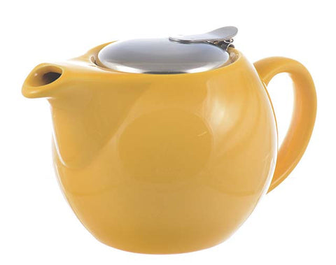 Infuser Teapot: 2 Cup Clipper Teapot - Orange, 500ml/17.6 fl. oz