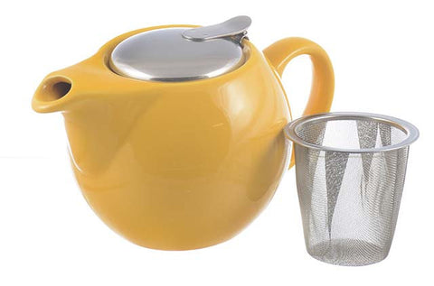 Infuser Teapot: 2 Cup Clipper Teapot - Orange, 500ml/17.6 fl. oz