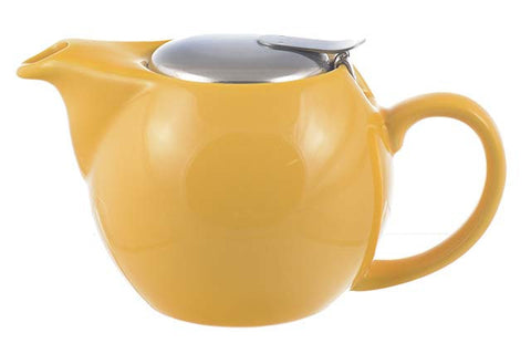 Infuser Teapot: 2 Cup Clipper Teapot - Orange, 500ml/17.6 fl. oz