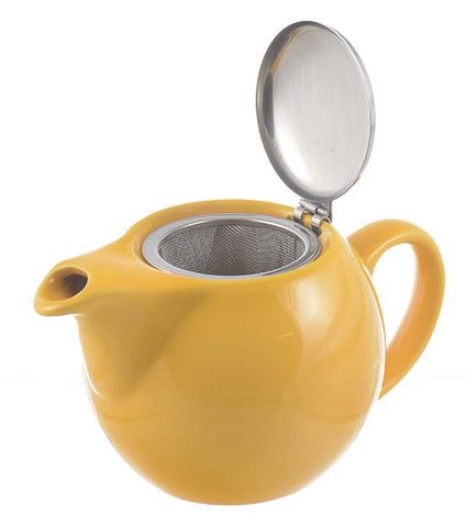 Infuser Teapot: 2 Cup Clipper Teapot - Orange, 500ml/17.6 fl. oz