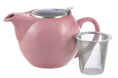 Infuser Teapot: 2 Cup Clipper Teapot - Pink, 500ml/17.6 fl. oz