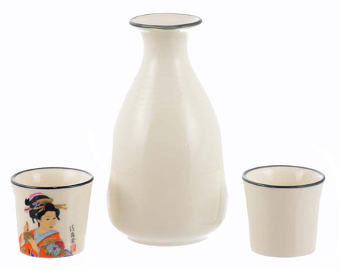 Glassware: 5 Piece Sake Set - Geisha, 250ml/8.5 fl. oz