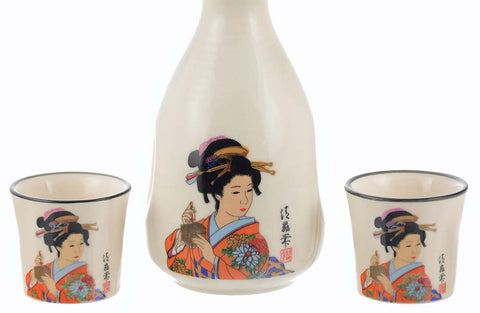 Glassware: 5 Piece Sake Set - Geisha, 250ml/8.5 fl. oz