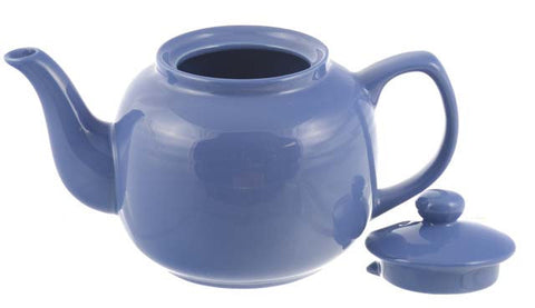 Teapot: 6 Cup Windsor Teapot - Blue, 1150ml/39 fl. oz