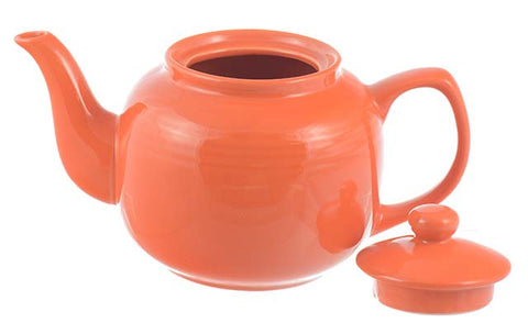 Teapot: 6 Cup Windsor Teapot - Orange, 1150ml/39 fl. oz