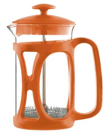 French Press: GROSCHE Basel - Orange, available in 2 sizes