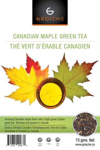 Green Tea: Canadian Maple - loose leaf, 75 grams
