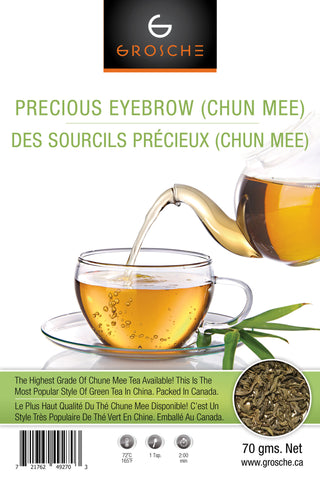 Green Tea: Precious Eyebrow Chun Mee - loose leaf, 75 grams