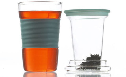 Infuser Tea Mug: GROSCHE Infuz - Blue, 350ml/11.8 fl. oz