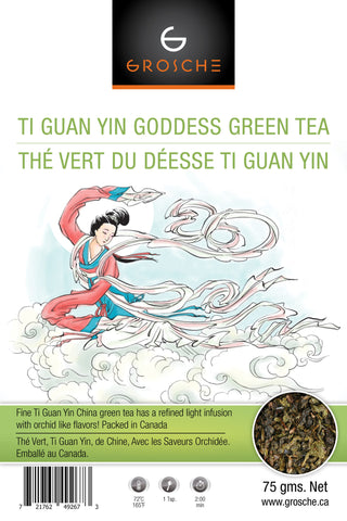 Green Tea: Ti Guan Yin Goddess - loose leaf, 75 grams