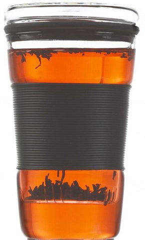 Infuser Tea Mug: GROSCHE Infuz - Black, 350ml/11.8 fl. oz