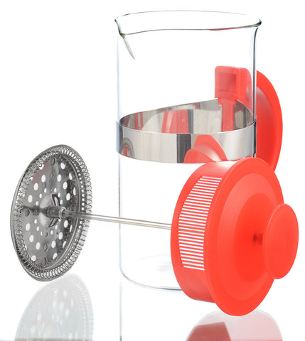 KAFFE MAESTRO Barista Coffee & Tea Press - Red- available in 2 sizes