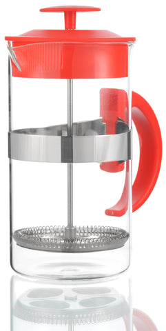 KAFFE MAESTRO Barista Coffee & Tea Press - Red, 1000ml/34 fl. oz