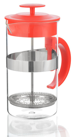 KAFFE MAESTRO Barista Coffee & Tea Press - Red, 350ml/11.8 fl. oz