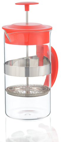 KAFFE MAESTRO Barista Coffee & Tea Press - Red, 1000ml/34 fl. oz