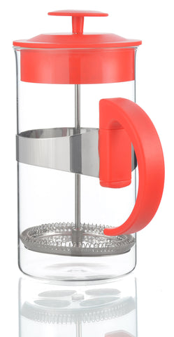 KAFFE MAESTRO Barista Coffee & Tea Press - Red, 350ml/11.8 fl. oz