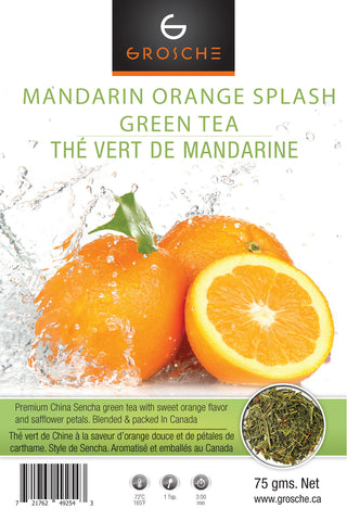 Green Tea: Mandarin Orange Splash - loose leaf, 75 grams