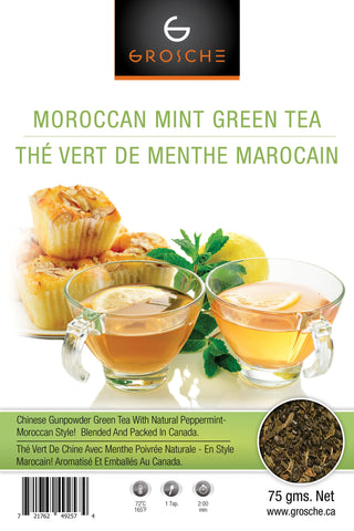 Green Tea: Moroccan Mint - loose leaf, 75 grams