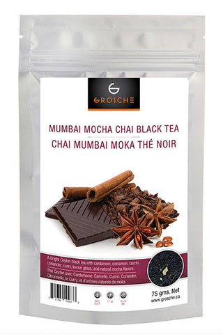 Chai Tea: Mumbai Mocha Chai Black - loose leaf, 75 grams