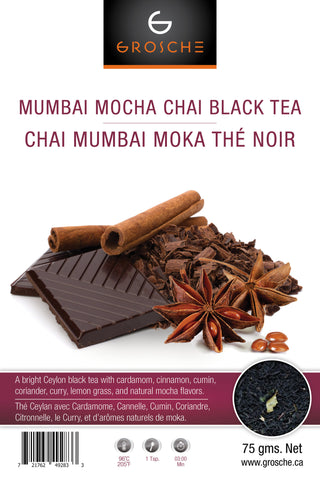 Chai Tea: Mumbai Mocha Chai Black - loose leaf, 75 grams