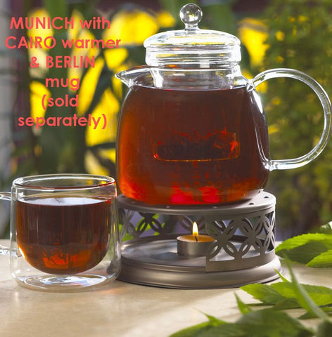 Infuser Teapot: GROSCHE Munich - 1250ml/42 fl. oz - Refurbished