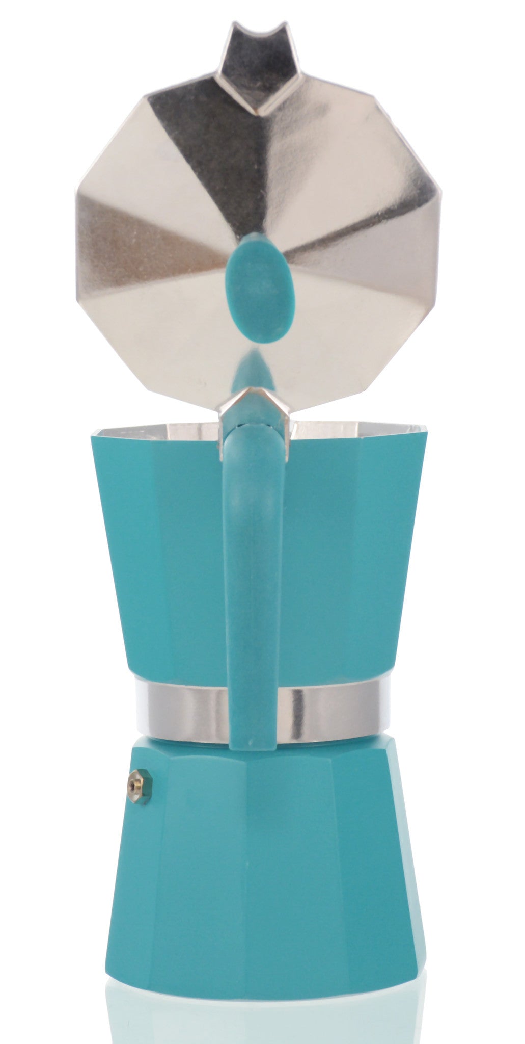 Espresso Coffee Maker Moka Pot: PEDRINI ITALY Polished Aluminium