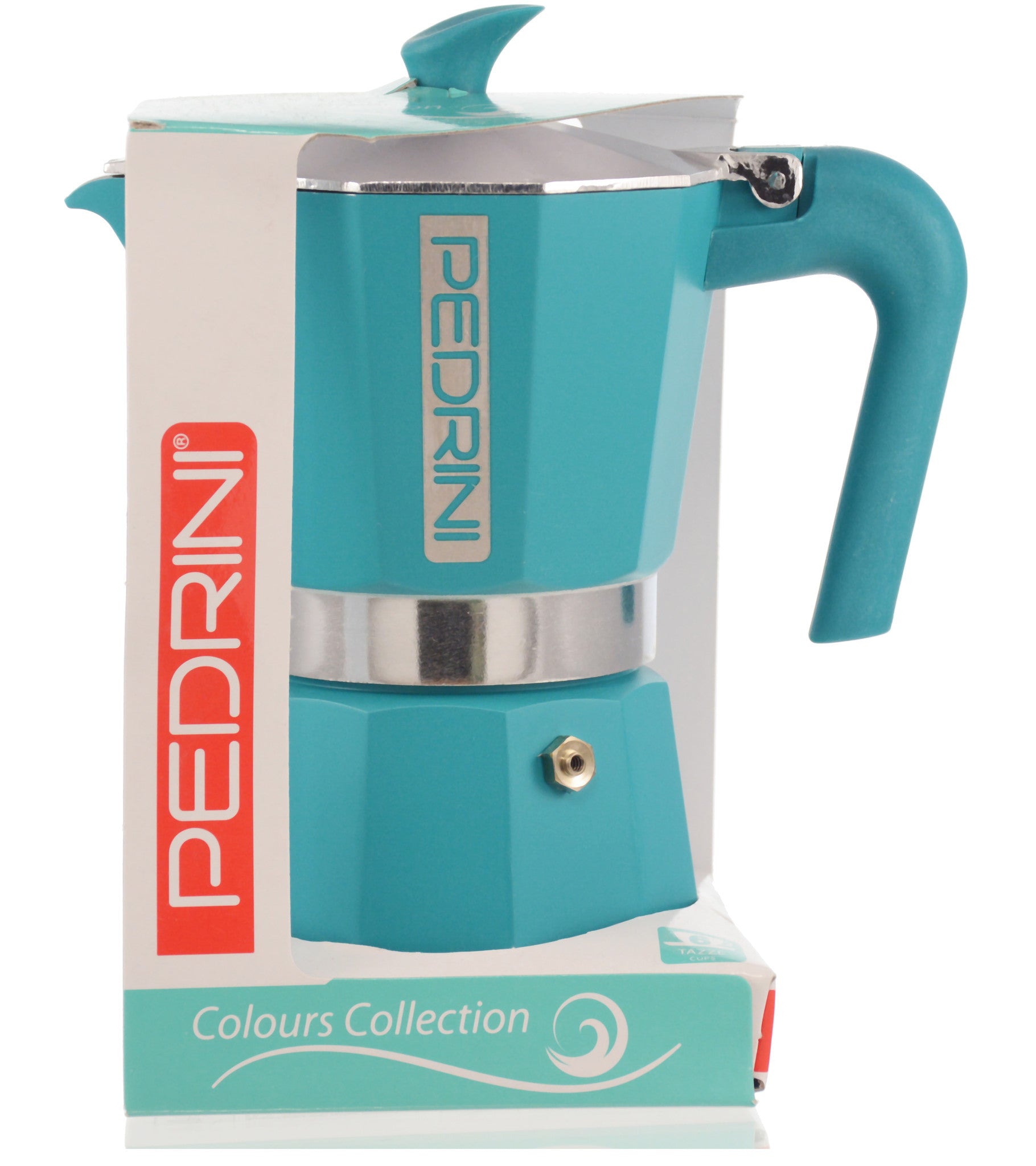 Pedrini Italy Colours Collection Stovetop Moka Espresso Maker 1, 2