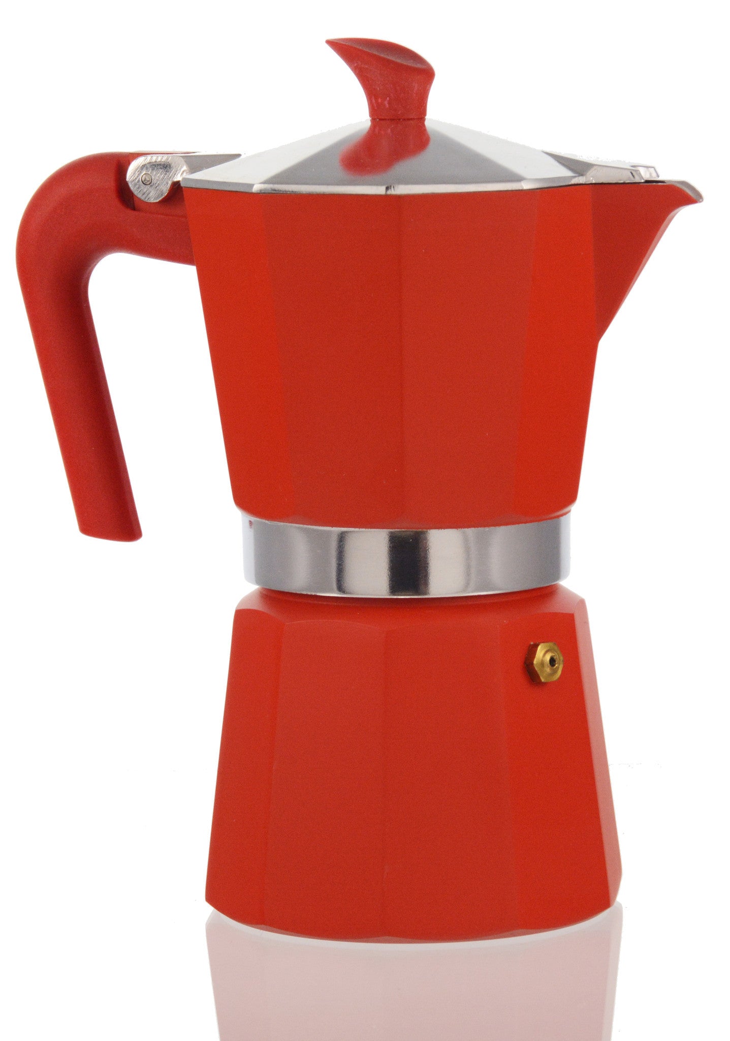 Espresso Coffee Maker Pot: PEDRINI ITALY Polished Aluminium | Shopgrosche-Test