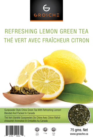 Green Tea: Refreshing Lemon - loose leaf, 75 grams