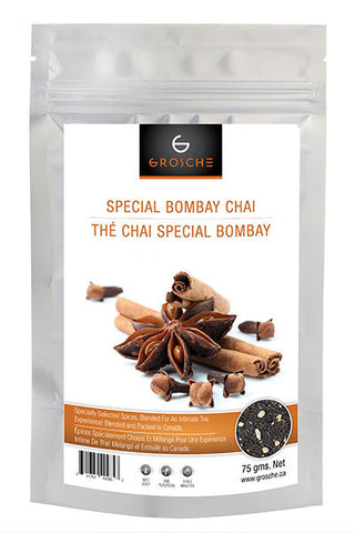 Chai Tea: Special Bombay (Bollywood) Masala - loose leaf, 75 grams