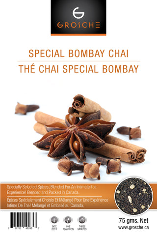 Chai Tea: Special Bombay (Bollywood) Masala - loose leaf, 75 grams