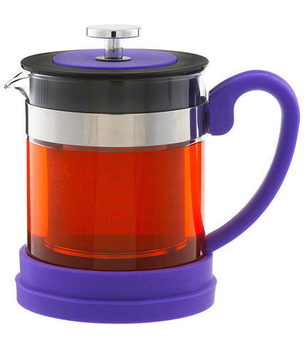 Infuser Teapot: GROSCHE Valencia - Purple, 600ml/20 fl. oz