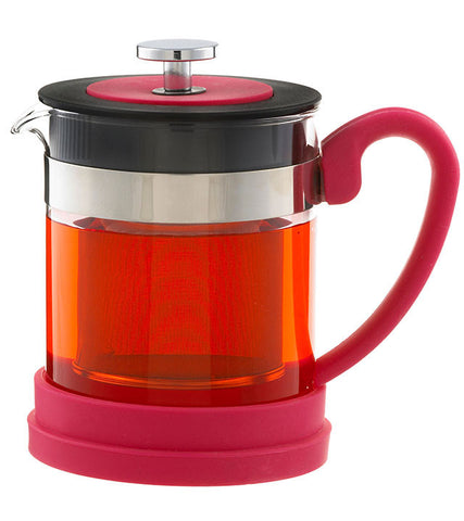 Infuser Teapot: GROSCHE Valencia - Pink, 600ml/20 fl. oz