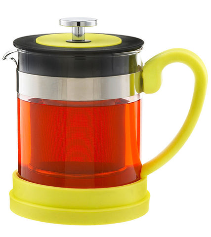 Infuser Teapot: GROSCHE Valencia - Yellow, 600ml/20 fl. oz