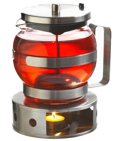 Stainless steel teapot warmer Alexandria by GROSCHE