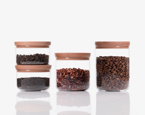 Kitchenware: KINTO Baum Canister - 550ml/18.7 oz, available in 3 sizes