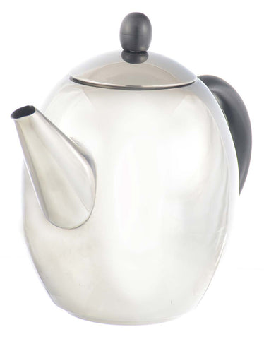 Infuser Teapot: Stainless Steel Teapot - 1000ml/34 fl. oz