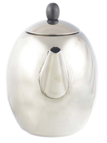 Infuser Teapot: Stainless Steel Teapot - 1000ml/34 fl. oz