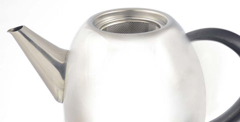 Infuser Teapot: Stainless Steel Teapot - 1000ml/34 fl. oz