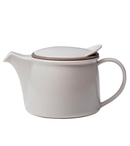 Infuser Teapot: KINTO Brim - Gray, available in 2 sizes