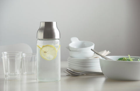 Water Jug: KINTO Capsule - Stainless Steel, available in 2 sizes