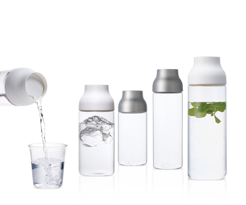 Water Jug: KINTO Capsule - White, available in 2 sizes