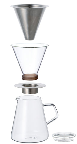 Coffee Dripper & Pot: KINTO Carat - 720ml/24.4 fl. oz