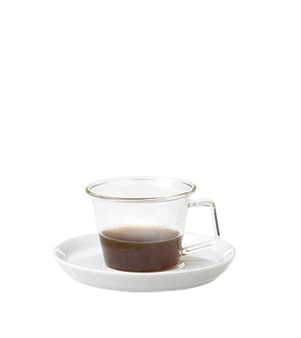 Glassware: KINTO Cast Espresso Cup & Saucer - 90ml/3 fl. oz