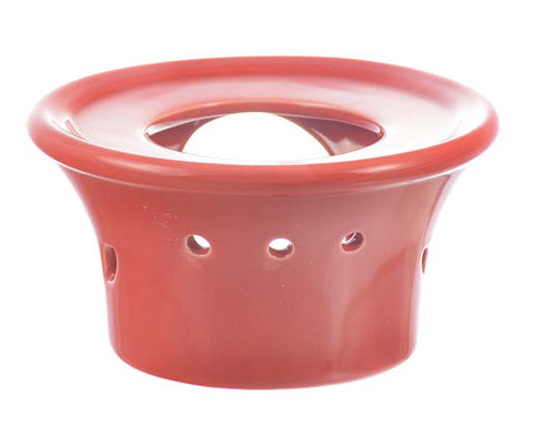 Teapot Warmer: Ceramic Warmer - Red