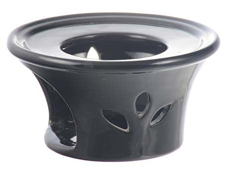 Teapot Warmer: Ceramic Warmer - Black