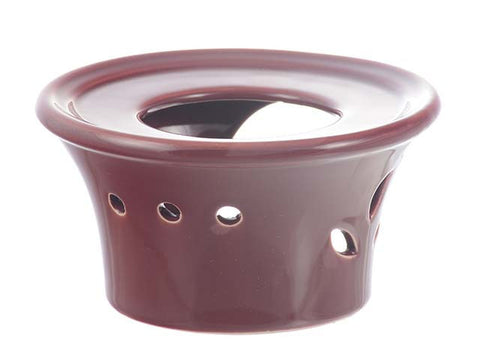 Teapot Warmer: Ceramic Warmer - Burgundy